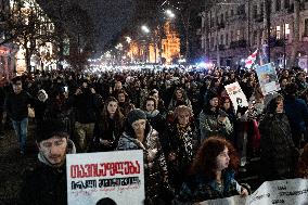 Demonstration For The Release Of Political Detainees