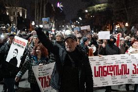 Demonstration For The Release Of Political Detainees