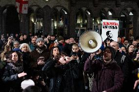 Demonstration For The Release Of Political Detainees