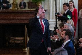 US President Donald Trump Welcomes Japanese Prime Minister Shigeru Ishiba