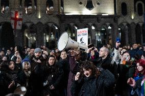 Demonstration For The Release Of Political Detainees