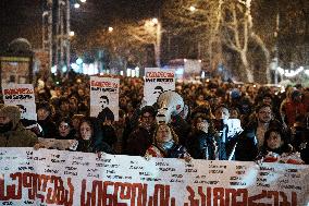 Demonstration For The Release Of Political Detainees