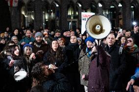 Demonstration For The Release Of Political Detainees