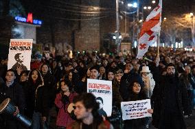 Demonstration For The Release Of Political Detainees