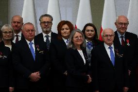 President Of Poland Andrzej Duda In Krakow