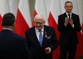 President Of Poland Andrzej Duda In Krakow