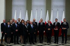 President Of Poland Andrzej Duda In Krakow