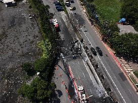 Small Plane Crash In São Paulo, Brazil