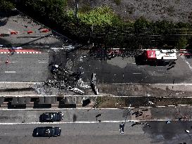 Small Plane Crash In São Paulo, Brazil