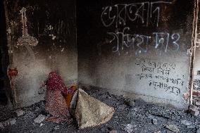 Aftermath Of The Demolition Of Sheikh Mujib’s Residence