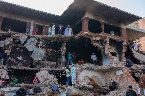 Aftermath Of The Demolition Of Sheikh Mujib’s Residence