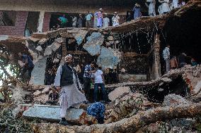 Aftermath Of The Demolition Of Sheikh Mujib’s Residence