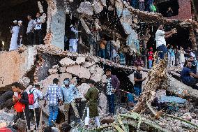 Aftermath Of The Demolition Of Sheikh Mujib’s Residence