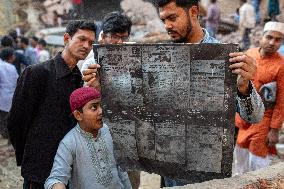 Aftermath Of The Demolition Of Sheikh Mujib’s Residence
