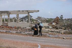 Gaza Transformed Into Rubble-Strewn Wasteland After Israeli Attacks