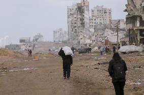 Gaza Transformed Into Rubble-Strewn Wasteland After Israeli Attacks