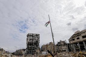 Gaza Transformed Into Rubble-Strewn Wasteland After Israeli Attacks