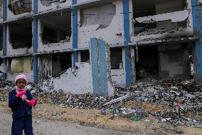 Gaza Transformed Into Rubble-Strewn Wasteland After Israeli Attacks