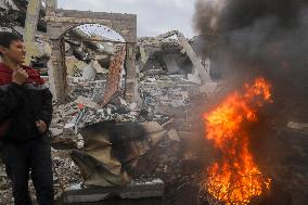 Gaza Transformed Into Rubble-Strewn Wasteland After Israeli Attacks