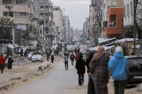 Gaza Transformed Into Rubble-Strewn Wasteland After Israeli Attacks