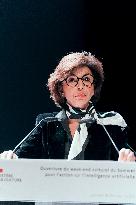 Rachida Dati visit the Summit for Action on Artificial Intelligence at the BNF - Paris AJ