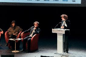 Rachida Dati visit the Summit for Action on Artificial Intelligence at the BNF - Paris AJ