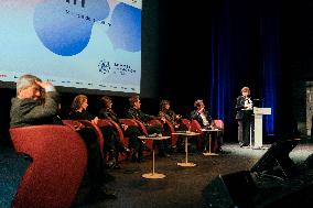 Rachida Dati visit the Summit for Action on Artificial Intelligence at the BNF - Paris AJ