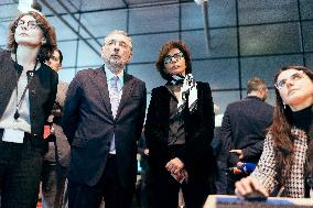 Rachida Dati visit the Summit for Action on Artificial Intelligence at the BNF - Paris AJ
