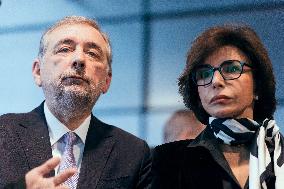 Rachida Dati visit the Summit for Action on Artificial Intelligence at the BNF - Paris AJ