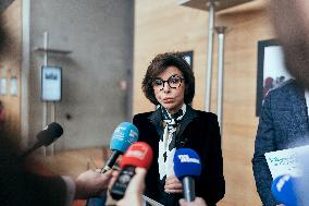 Rachida Dati visit the Summit for Action on Artificial Intelligence at the BNF - Paris AJ