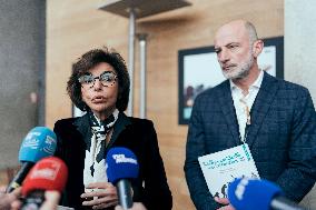 Rachida Dati visit the Summit for Action on Artificial Intelligence at the BNF - Paris AJ