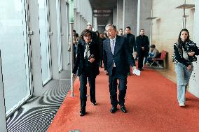 Rachida Dati visit the Summit for Action on Artificial Intelligence at the BNF - Paris AJ