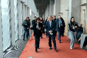 Rachida Dati visit the Summit for Action on Artificial Intelligence at the BNF - Paris AJ