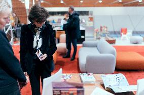 Rachida Dati visit the Summit for Action on Artificial Intelligence at the BNF - Paris AJ