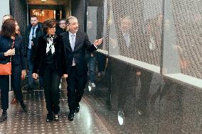 Rachida Dati visit the Summit for Action on Artificial Intelligence at the BNF - Paris AJ