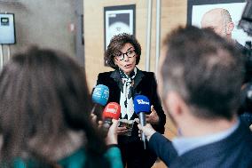 Rachida Dati visit the Summit for Action on Artificial Intelligence at the BNF - Paris AJ