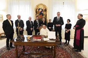 Pope Francis In Private Audiences - Vatican