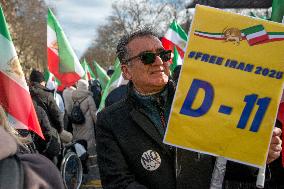 A Rally For Freedom In Iran - Paris