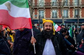 A Rally For Freedom In Iran - Paris