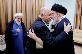 Ayatollah Ali Khamenei Meets With Hamas Leaders - Tehran