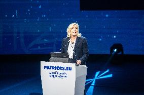 Marine Le Pen At Patriots Summit - Madrid