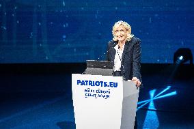 Marine Le Pen At Patriots Summit - Madrid