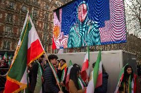 A Rally For Freedom In Iran - Paris