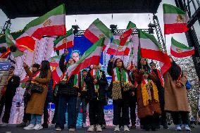 A Rally For Freedom In Iran - Paris