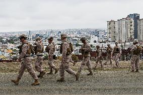 US Military Troops Patrol US-Mexico Border