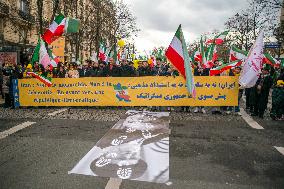 A Rally For Freedom In Iran - Paris