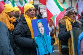 A Rally For Freedom In Iran - Paris