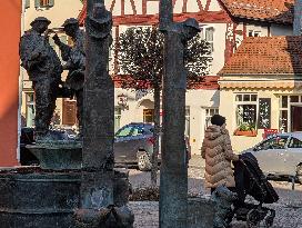 Everyday Life In The Medieval Bavarian Town Noerdlingen