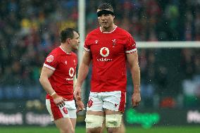 Rugby: Guinnes Six Nations 2025 - Italy vs Wales at Oympic stadium in Rome on 8th February, 2025