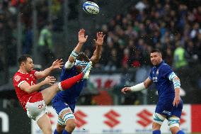 Rugby: Guinnes Six Nations 2025 - Italy vs Wales at Oympic stadium in Rome on 8th February, 2025